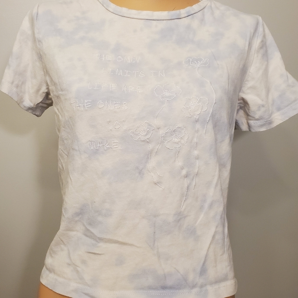 L.A. HEARTS Tie-dye & Embroidered T-shirt